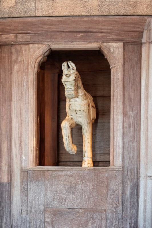 Wooden Carved hanging Horse