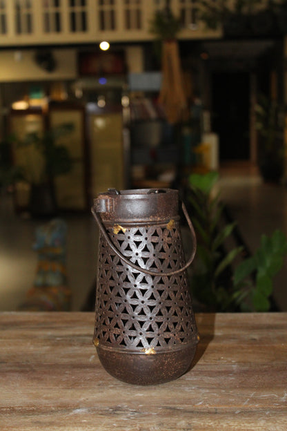 Vintage Metal Diya / Tealight holder