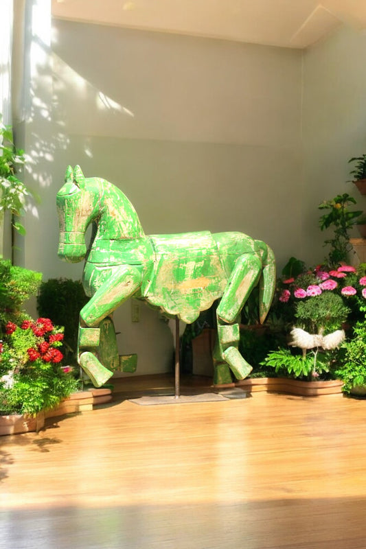 Wooden Puppet Horse