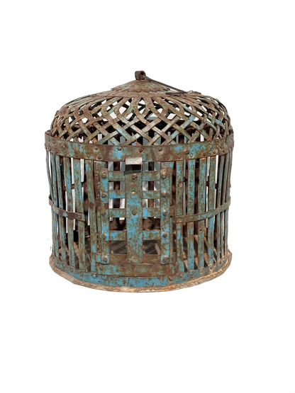 Rustic Metal Bird Cage