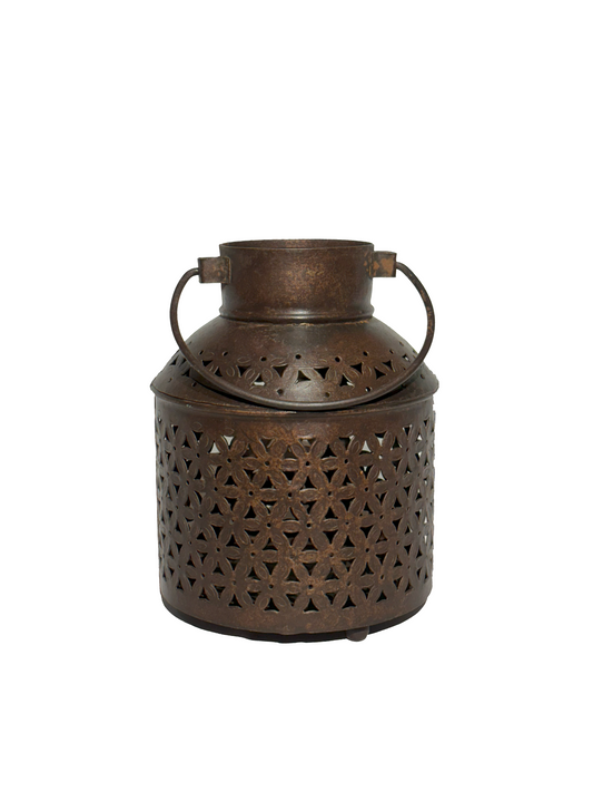 Vintage Metal Diya / Tealight holder